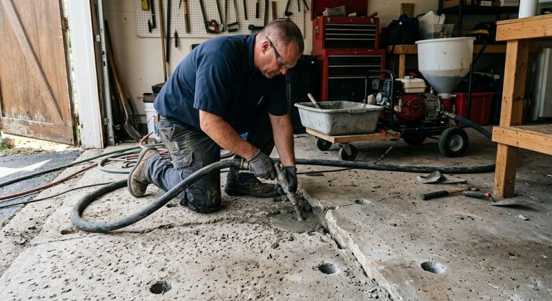 Concrete Floor Lifting in West Des Moines, IA